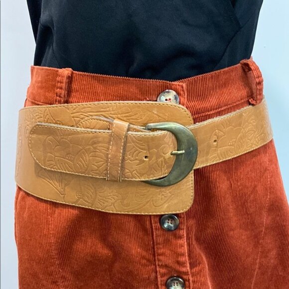 H&M Embossed Brown Belt - Picture 2 of 12